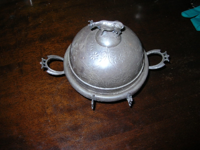cow butter dish
